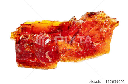 specimen of natural raw villiaumite mineral cutout 112659002