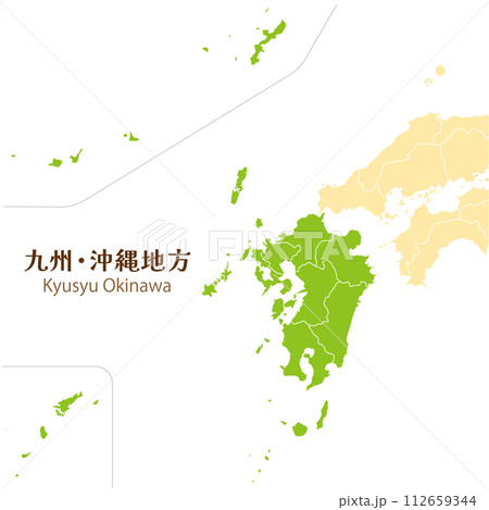 九州沖縄地方、九州沖縄地方の各県 112659344