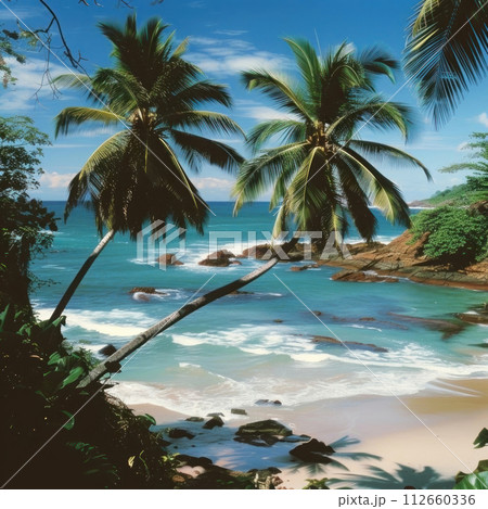 Escape to paradise with this stunning beach view 112660336