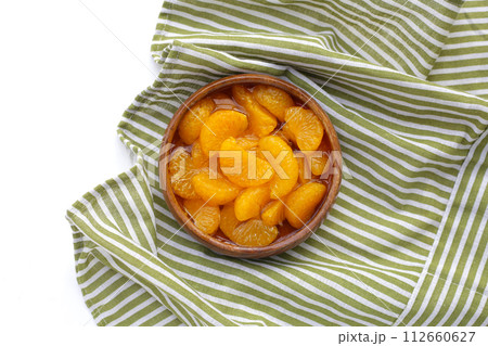Mandarin orange in sweet syrup Mandarin orange in sweet syrup 112660627