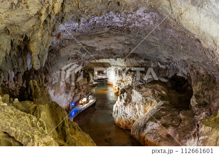 秋芳洞の冒険コースの展望 秋芳洞の冒険コースの展望 112661601