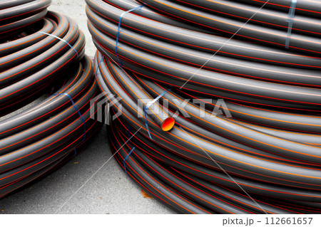 HDPE pipe for water supply or electrical conduit HDPE pipe for water supply or electrical conduit 112661657