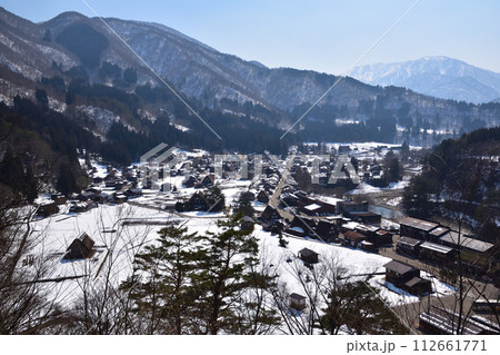 冬　白川郷　荻町地区 112661771