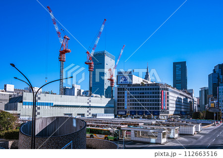 新宿駅　西口　再開発 112663516