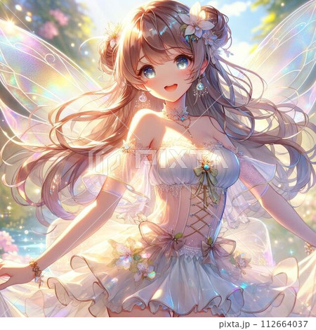 妖精の少女のイラスト素材 [112664037] - PIXTA