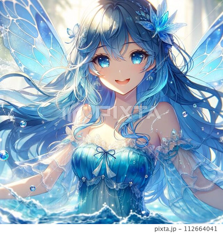 水の妖精のイラスト素材 [112664041] - PIXTA