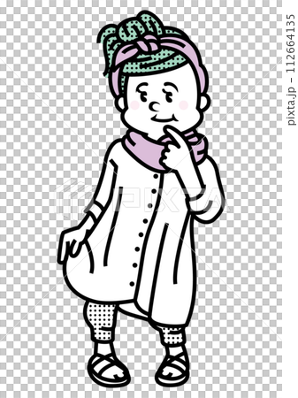 Stylish women_bandana 112664135