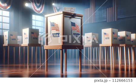 USA President Elections Voting Background....のイラスト素材 [112666153] - PIXTA