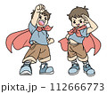 スーパーヒーローな男の子 112666773