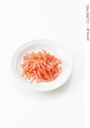 紅ショウガ　白バック 112667461