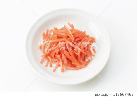 紅ショウガ　白バック 112667468