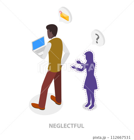 3D Isometric Flat Vector Illustration of Parenting Styles, Different Children Raising Methods. Item 1 112667531