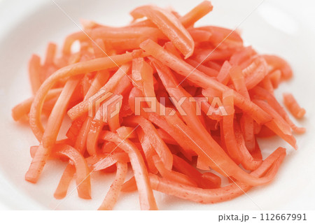 紅ショウガ　白バック 112667991