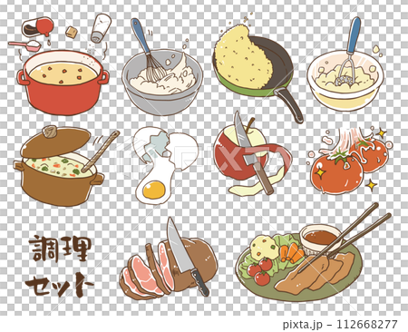 cooking set cooking set 112668277