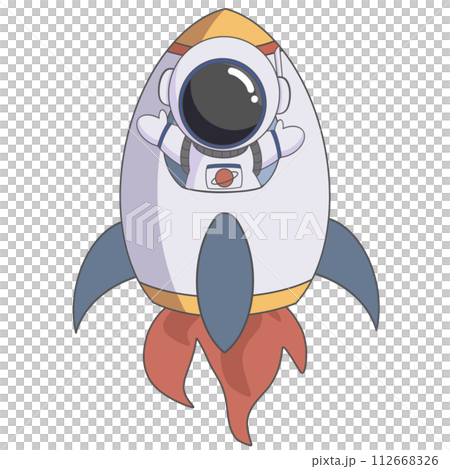 a space rocket with a rocket a space rocket with a rocket 112668326