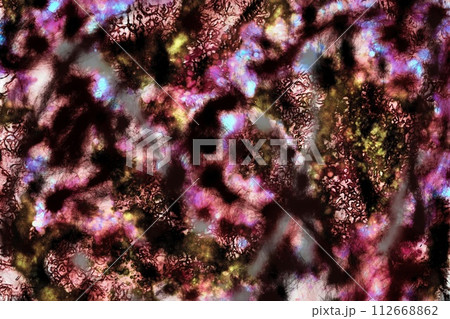 ドロドロの模様の背景テクスチャ画像 112668862