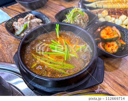 Korea style Spicy Eel Stew 112669714
