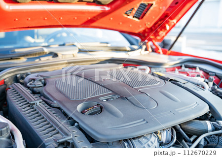 ボンネット エンジンルーム 整備 車検 112670229