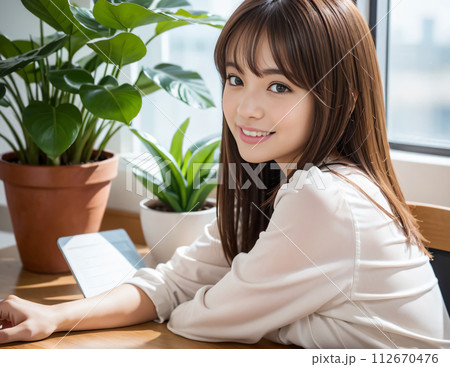 オフィスレディ 112670476