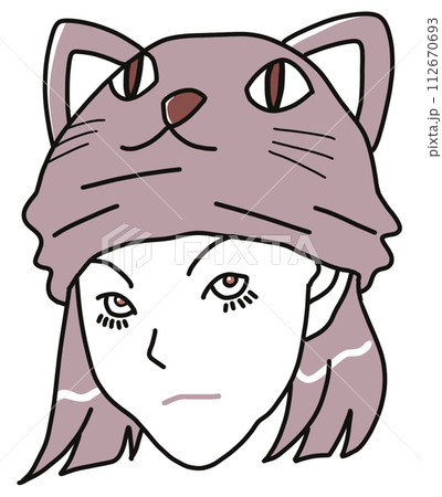 猫をかぶる女の子　 112670693