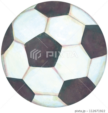 サッカーボールのイラスト サッカーボールのイラスト 112671922