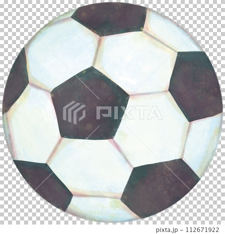 サッカーボールのイラスト サッカーボールのイラスト 112671922