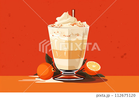 Homemade White Holiday Eggnog 112675120