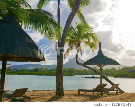 Beach in Mauritius Beach in Mauritius 112676148