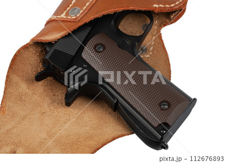 Automatic Pistol, Caliber .45 in holster Automatic Pistol, Caliber .45 in holster 112676893