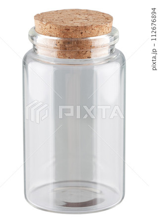Vintage apothecary glass bottle Vintage apothecary glass bottle 112676894