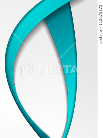 Grey and blue paper waves abstract corporate background Grey and blue paper waves abstract corporate background 112678172