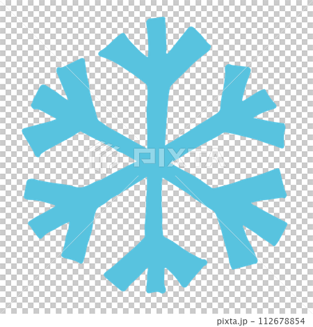 フリーハンド　雪の結晶　Snowflake 112678854
