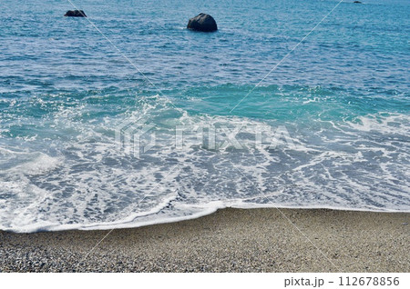 波打ち際（桂浜／高知県高知市浦戸） 112678856