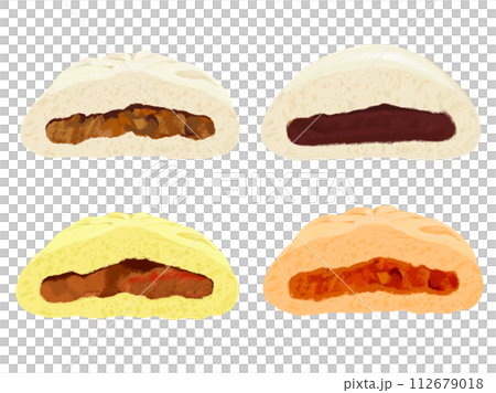 包子（4種）剖面圖 112679018