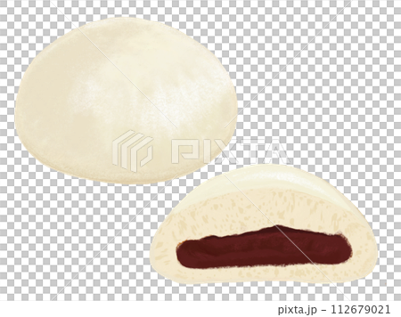 アンまん（1個と断面） 112679021