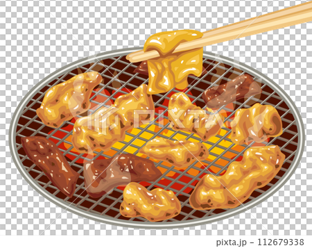 ホルモン焼き ホルモン焼き 112679338