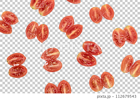 cherry tomato isolated 112679543
