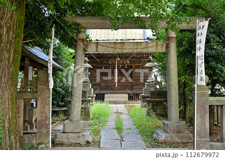 浦和宿散歩 中仙道浦和宿・社殿　拝殿　慈恵稲荷神社 112679972