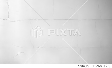 白いコンクリート壁 白いコンクリート壁 112680178