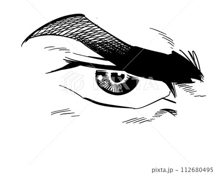 集中する目「 集中する目「 112680495