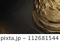 どろっとした金色のテクスチャ 112681544