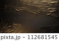 黒と金のテクスチャ 112681545