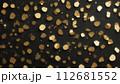 金色のキラキラした光の粒 112681552