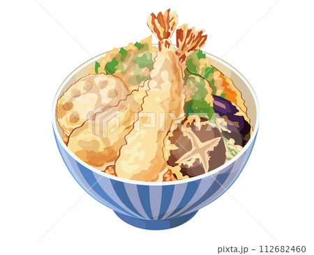 天丼のイラスト 112682460