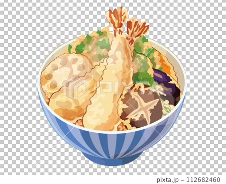 天丼のイラスト 112682460