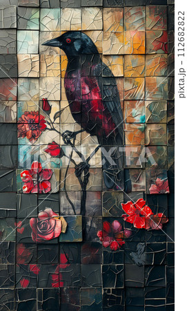 Abstract Tarot's Vibrant Visions, a Celestial Guide to Mystical Insight and Clarity 112682822