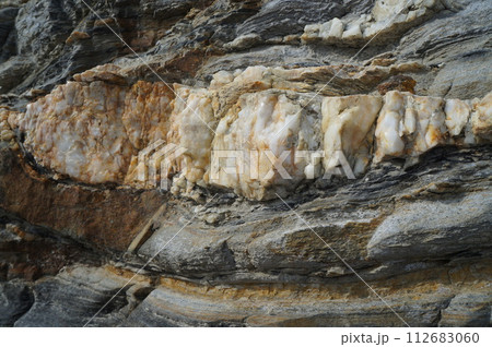 慶良間諸島の地層 慶良間諸島の地層 112683060