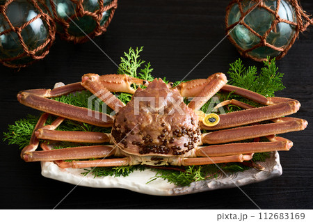 福井県産、活越前蟹 112683169