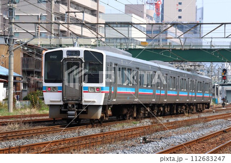 【JR四国】6000系（予讃線：香西〜高松） 112683247