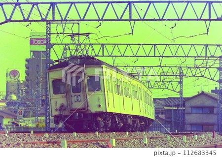 東武鉄道・7800系7806他、西新井ー竹ノ塚、1977年10月20日 112683345